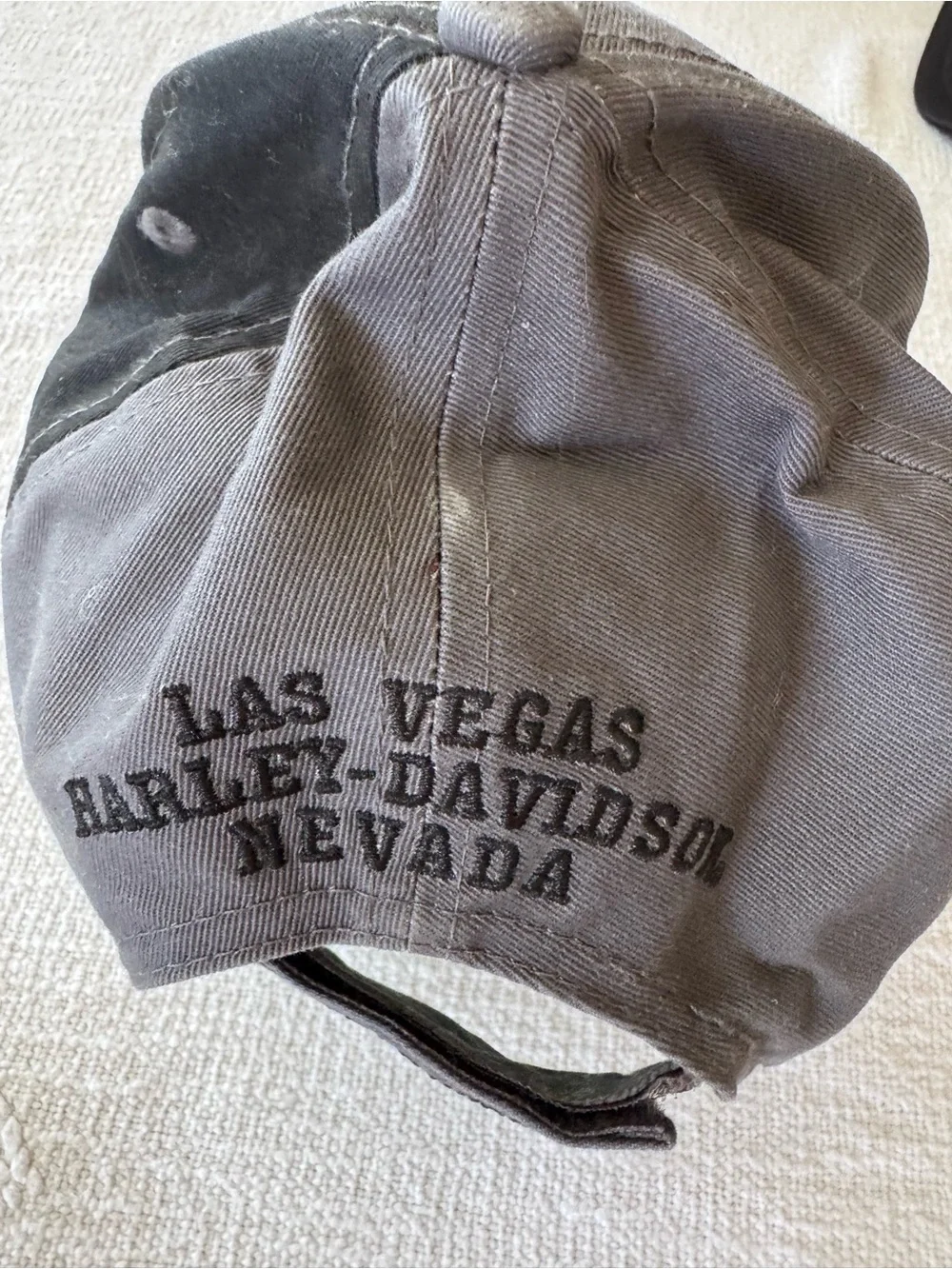 Harley Davidson Ride Like You Mean It Las Vegas adjustable Velcro hat